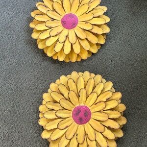 Yellow Flower Wall Decor